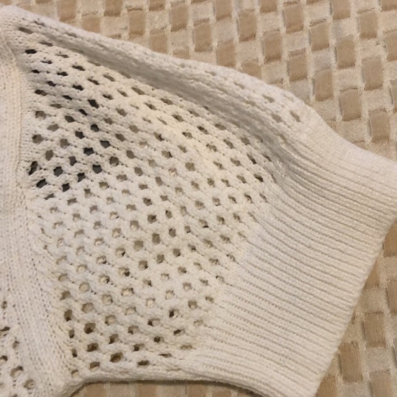 Gap mesh cotton sweater - Picture 4 of 4